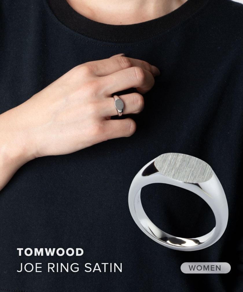 トムウッド TOM WOOD JOE RING SATIN ジョー サテン 100562 リング