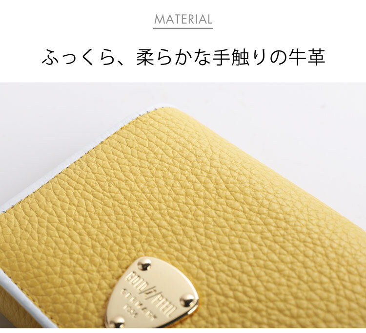 折り財布 レディース 本革 ブランド バイカラー 牛革 財布 軽量 折財布