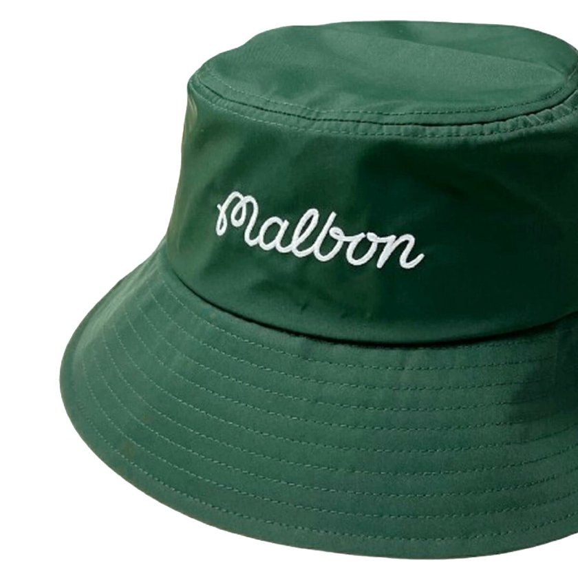 マルボンゴルフ MALBON GOLF バケットハット 紐付き ストラップ ハット