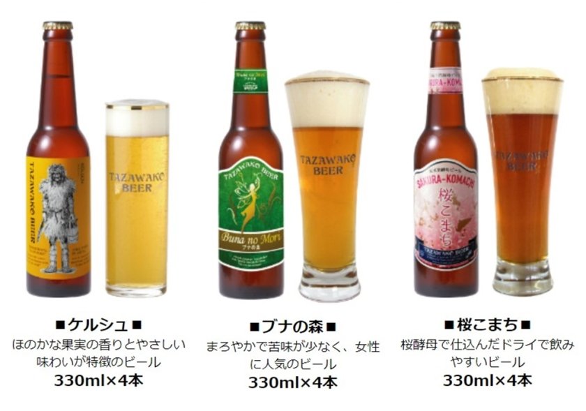☆送料込み☆田沢湖ビールなまはげラベル6種類飲み比べ24本セット