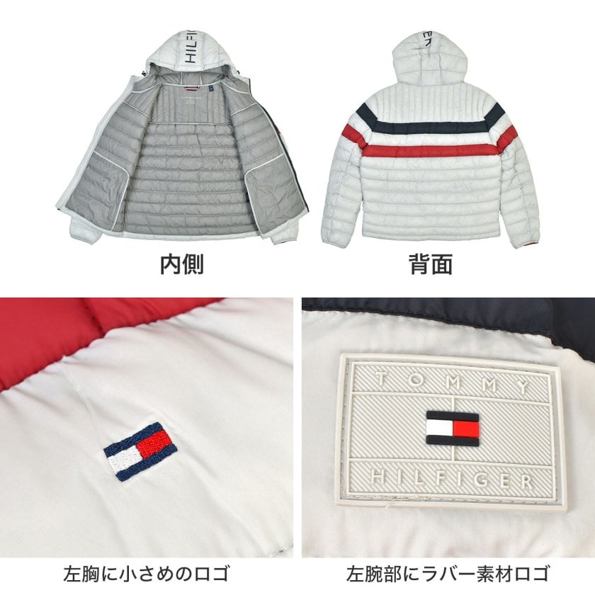 ダウンジャケット メンズ TOMMY HILFIGER トミーヒルフィガー 薄手 