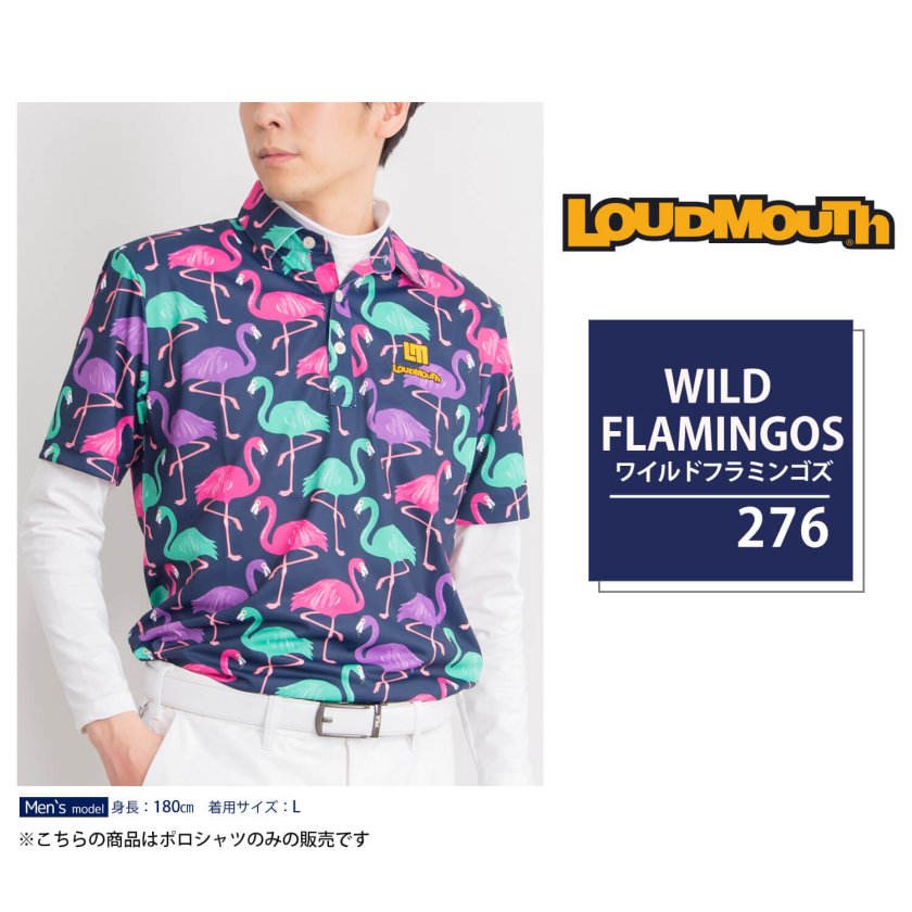 ラウドマウス ゴルフウェア ポロシャツ メンズ 半袖 春 夏 スポーツ