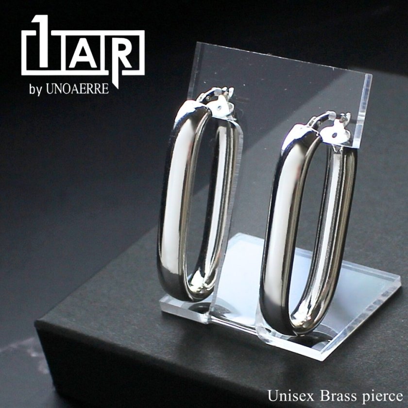 正規品 ショッパー付き 1AR ウノアエレ ピアス フープピアス 両耳 