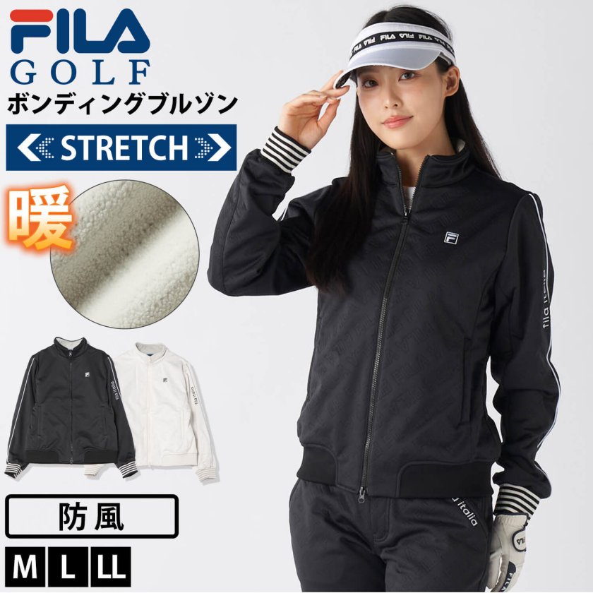 FILA GOLF フィラゴルフ ゴルフウェア レディース ジャケット 防風