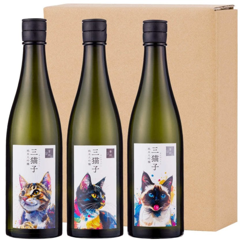 三猫子 純米大吟醸 720ml 3本セット - 【遠藤酒造場 ギフトモール店