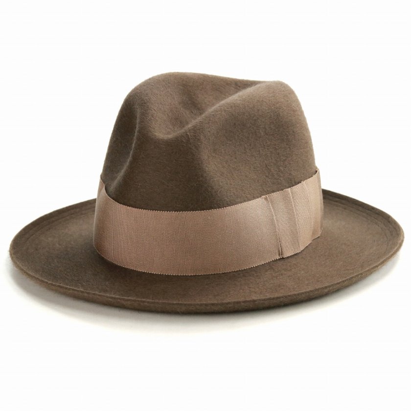 Stetson フェルトハット ブラウン Stetson フェルトハット ブラウン 59cm Stetson フェルトハット