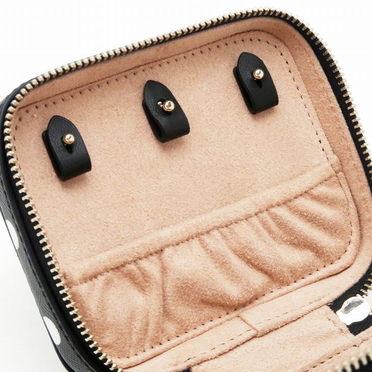 【未使用級】kate spade ケイトスペード　気球型ポーチ　レザー　小物入れ ケイトスペード kate spade ジュエリーボックス レディース ポーチ