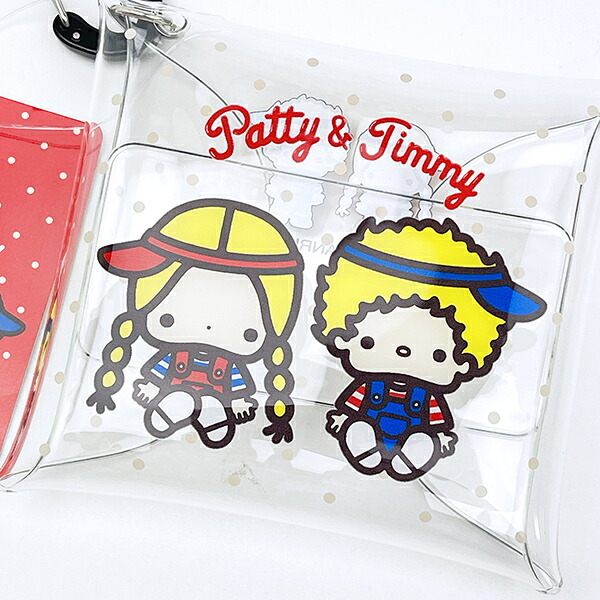 サンリオ パティ＆ジミー クリアマルチケース(SS) ベーシック Sanrio