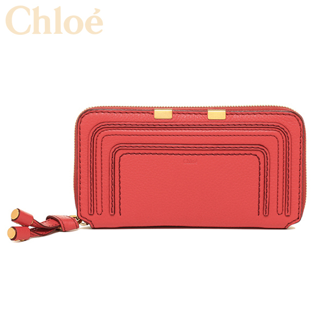 クロエ Chloe 長財布 マーシー 財布 ラウンド長財布 革 レディース 
