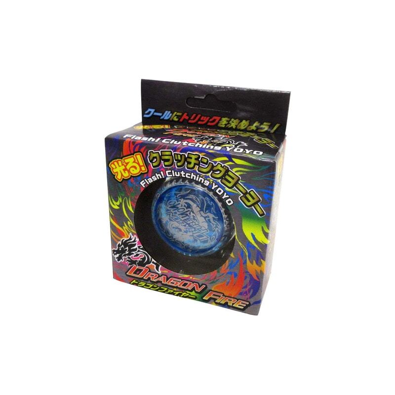 光る！クラッチングヨーヨー ドラゴンファイヤー 4色アソート 203-520
