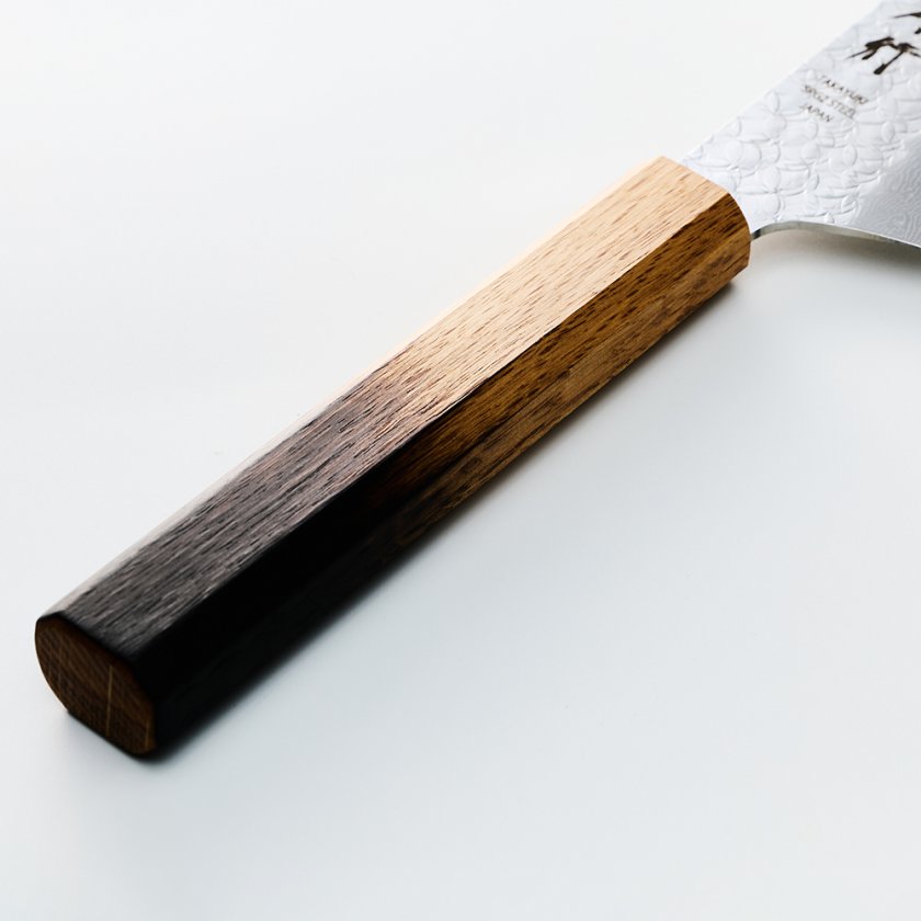 包丁 堺孝行 和牛刀 210mm スーパーゴールド2 焼漆莉無柄 千田硝子食器