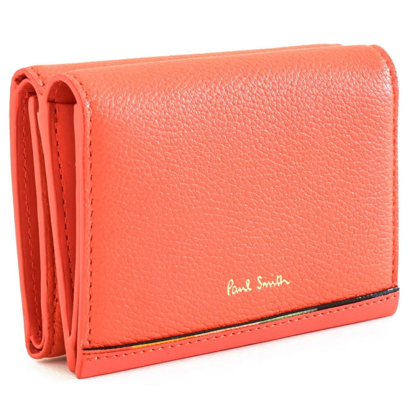 ポールスミス 財布 三つ折り財布 ミニ財布 コラル Paul Smith bpw143