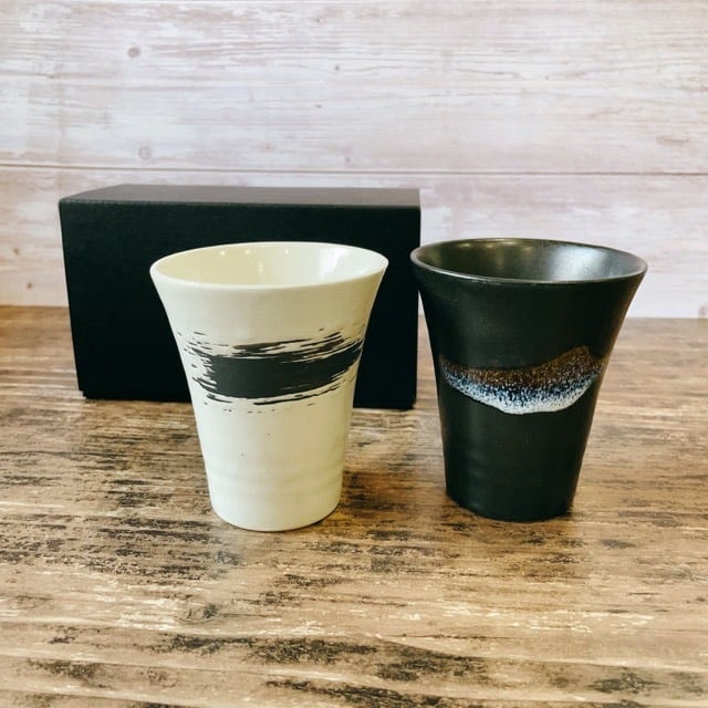イムサエム フリーカップ Zen -禅- ペアフリーカップ 銘陶の里 日本製 美濃焼 和 和風 落ち着い