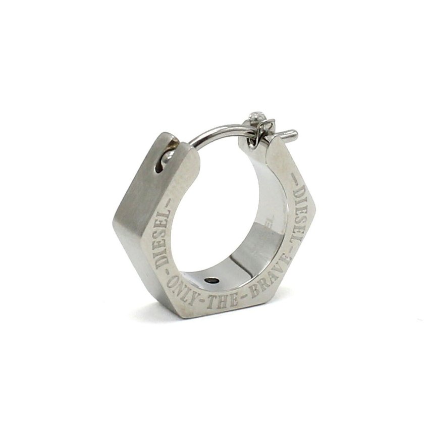 ディーゼル DIESEL ピアス シングルピアス 片耳用 フープピアス