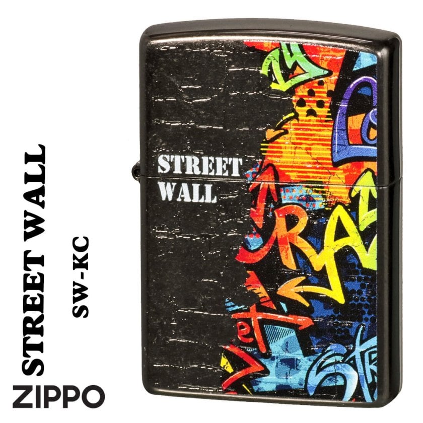 名入れ】送料無料 zippo ジッポーライター ストリート ウォール オイル 