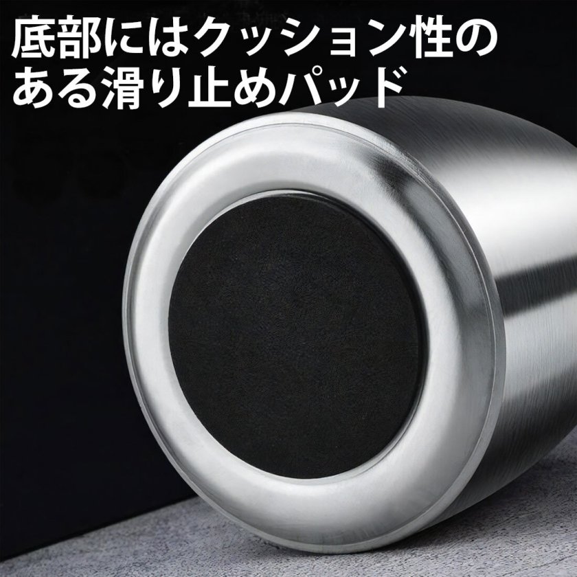 卓上灰皿 密閉度の高い蓋つきステンレス製アッシュトレー Sサイズ