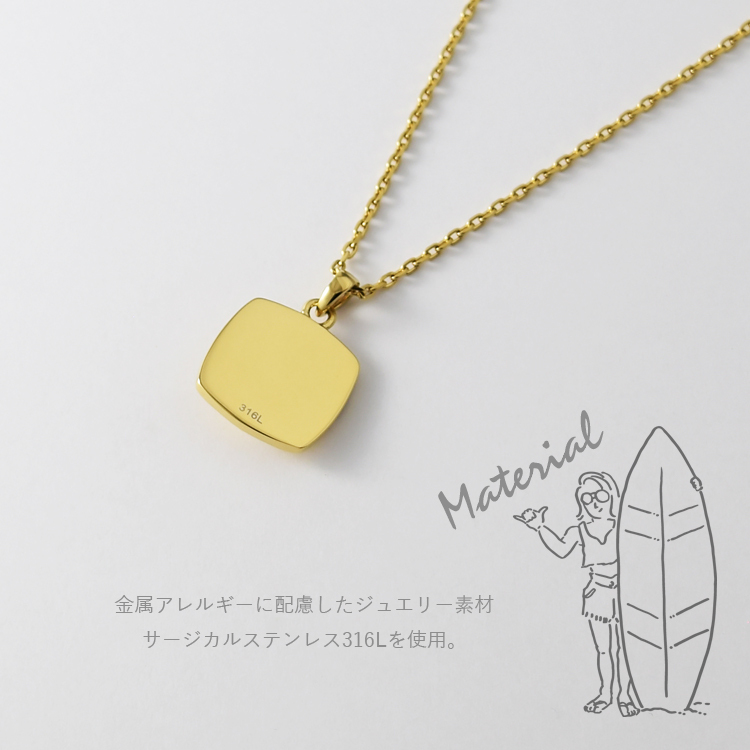 ハワイアンジュエリー ネックレス ステンレス レディース メンズ 男女 
