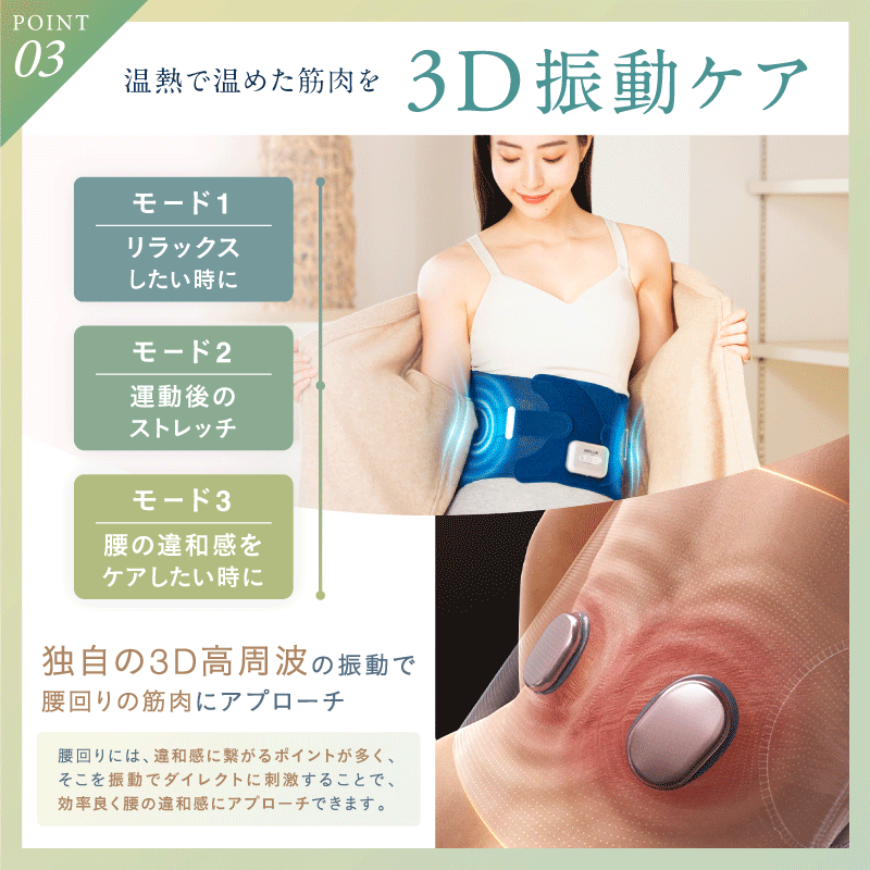 NIPLUX公式】正規品 WAISTURELAX腰サポーター 腰ベルト 電動腰ケア用品