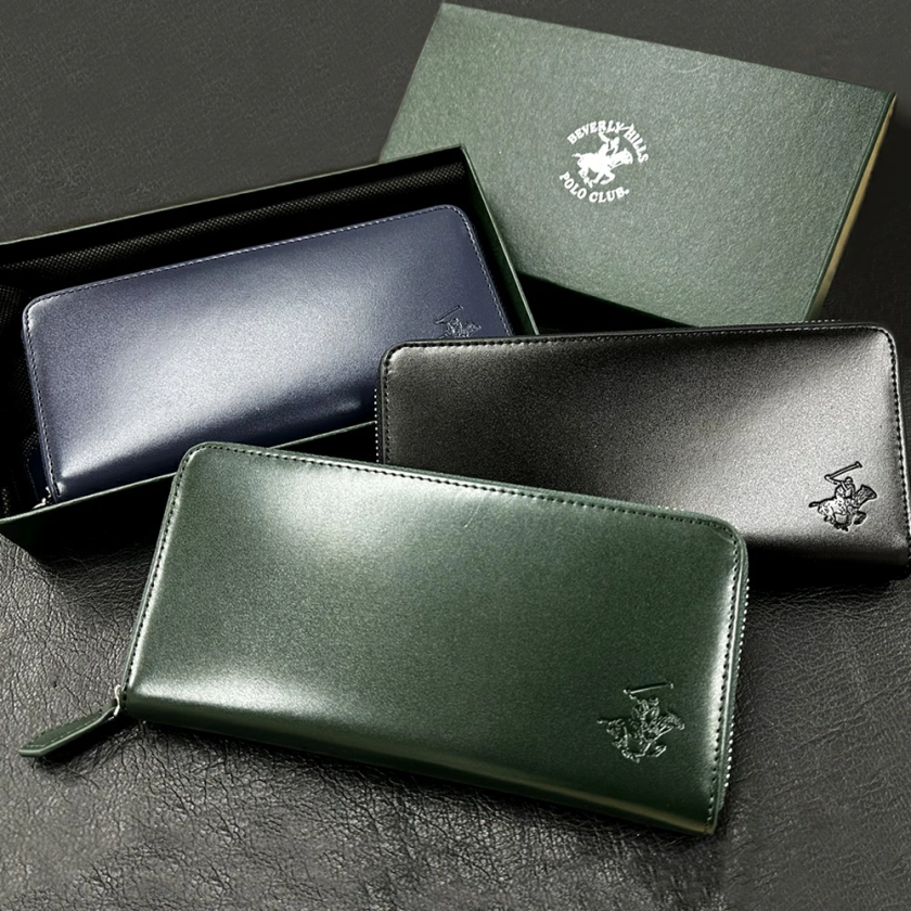 ラッピング済 ギフトセット 長財布 メンズ ビバリーヒルズ ポロクラブ