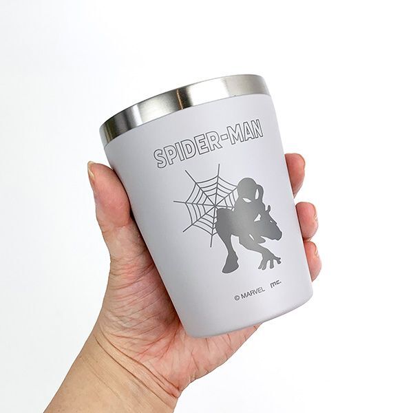 マーベル スパイダーマン ステンレスタンフ゛ラー グレー