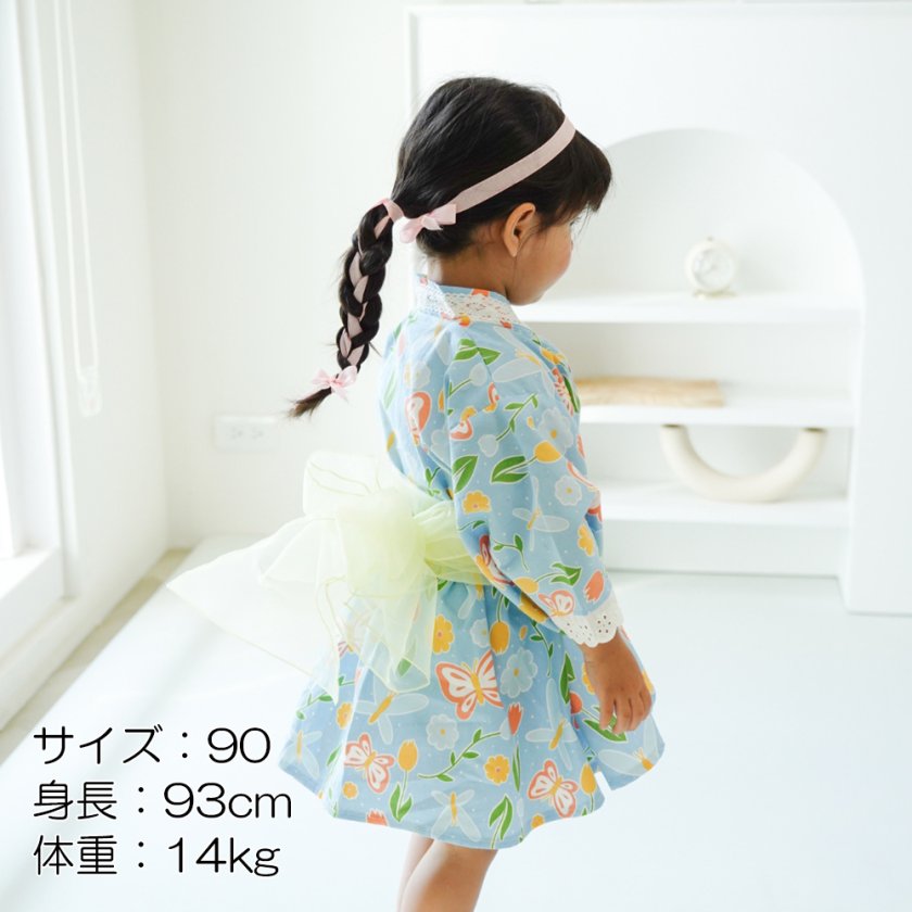 浴衣 ドレス 女の子 ベビー キッズ ワンピース 赤ちゃん 子供