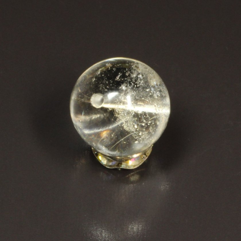 開運ギフト】 天然石［ワンポイントが素敵］10mm 一点物 粒売り