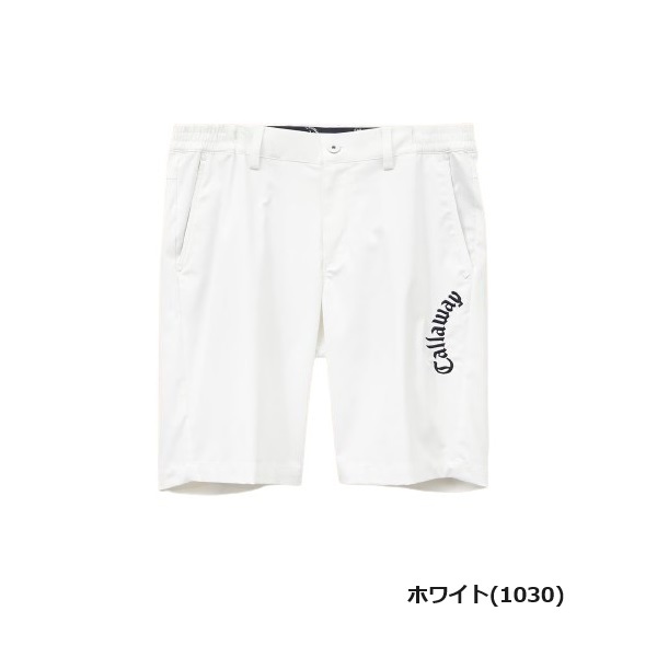 Callaway ゴルフ ショートパンツ ホワイト キャロウェイ ゴルフ ショートパンツ ハイストレッチドビーショート