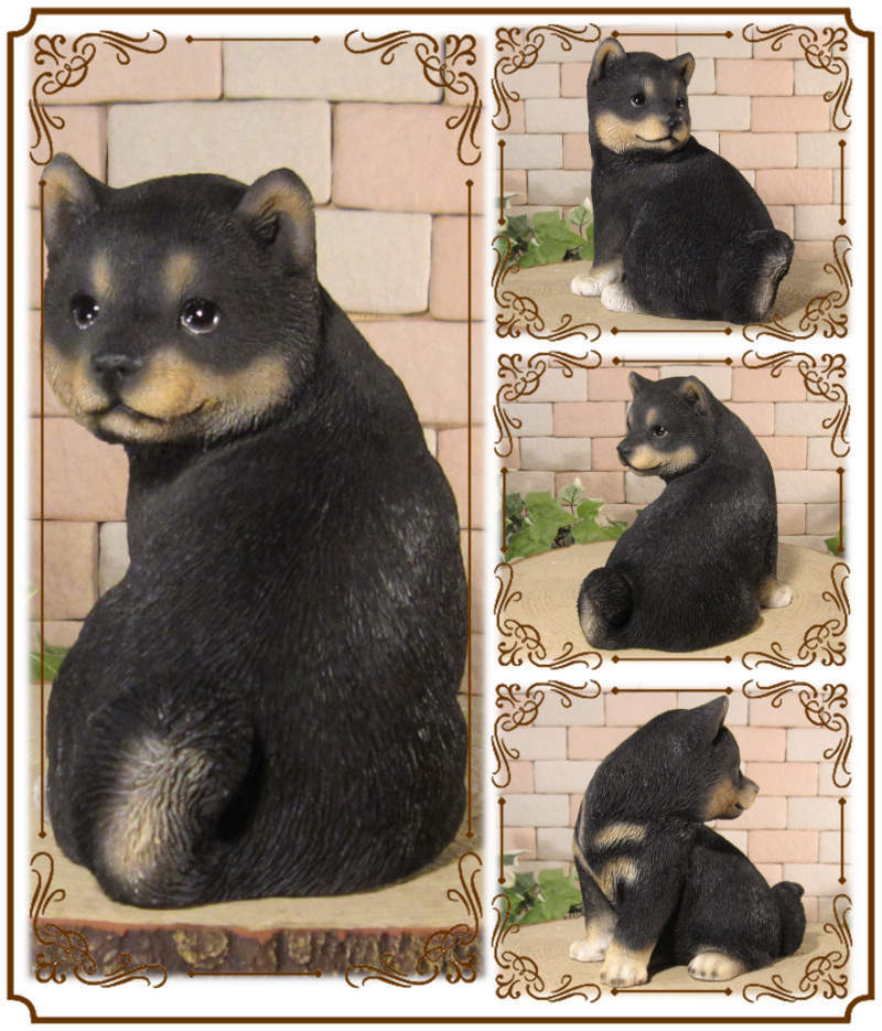 特大 アジアン 猫 犬 置物 セット オブジェ 玄関 店頭 インテリア 85cm