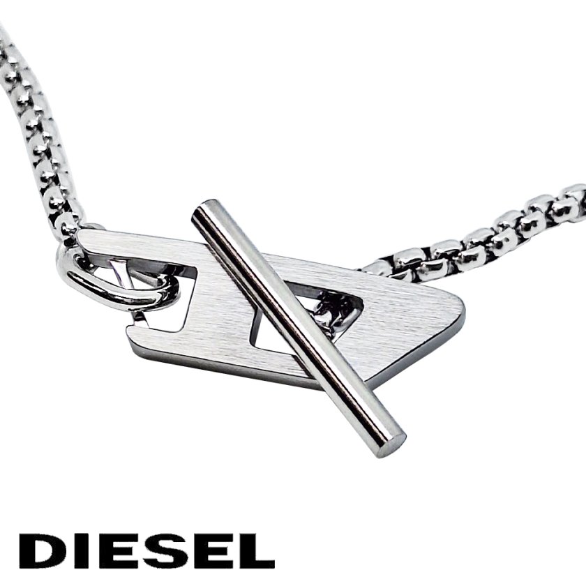DIESEL ディーゼル ネックレス 片耳ピアスセット DX1477040／DX1336040