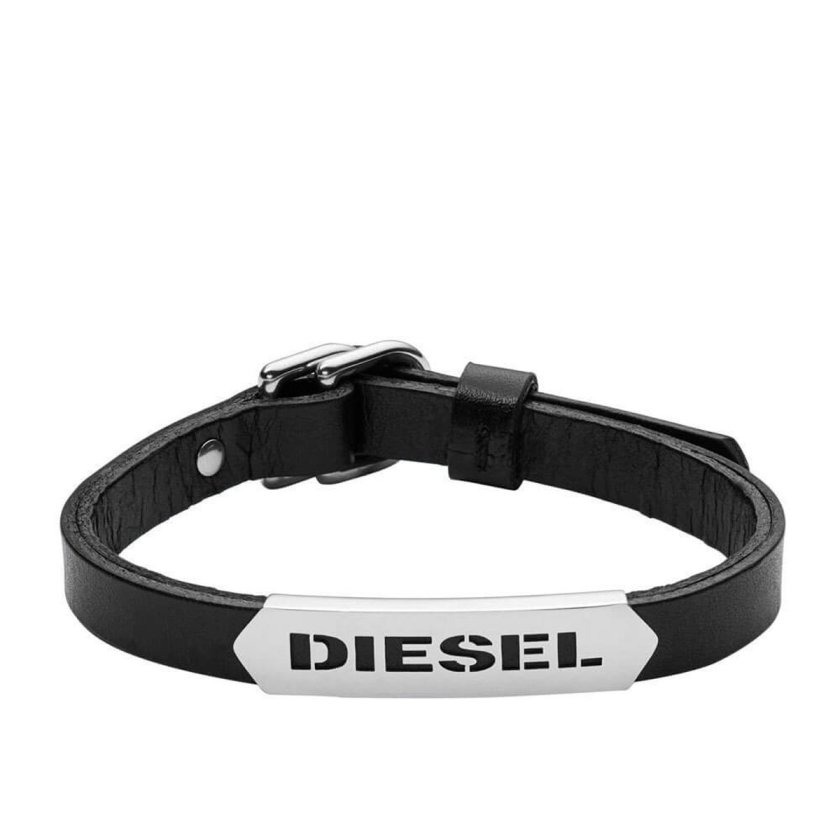 ディーゼル DIESEL アクセサリー DX0999040 ロゴ ステンレスプレート 
