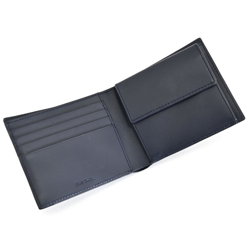 ポールスミス 財布 二つ折り財布 紺(ネイビー) Paul Smith bps744-31
