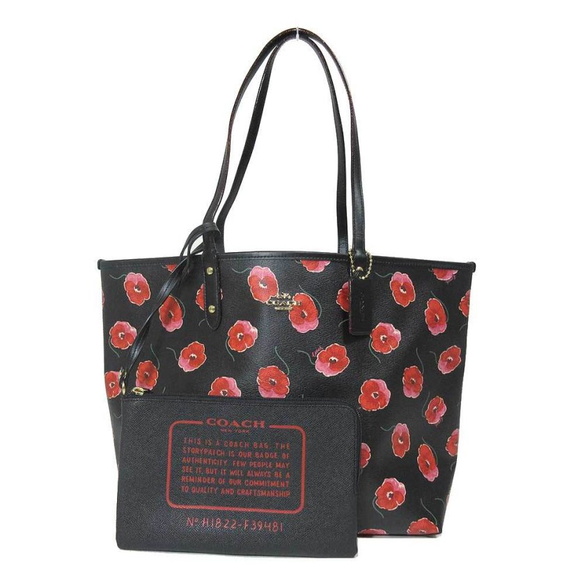 コーチ COACH トートバッグ リバーシブル F57668 花柄 コーチ トート 