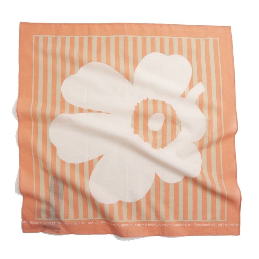 マリメッコ marimekko スカーフ 091010 833 ASTRILLI TASARAITA UNIKKO