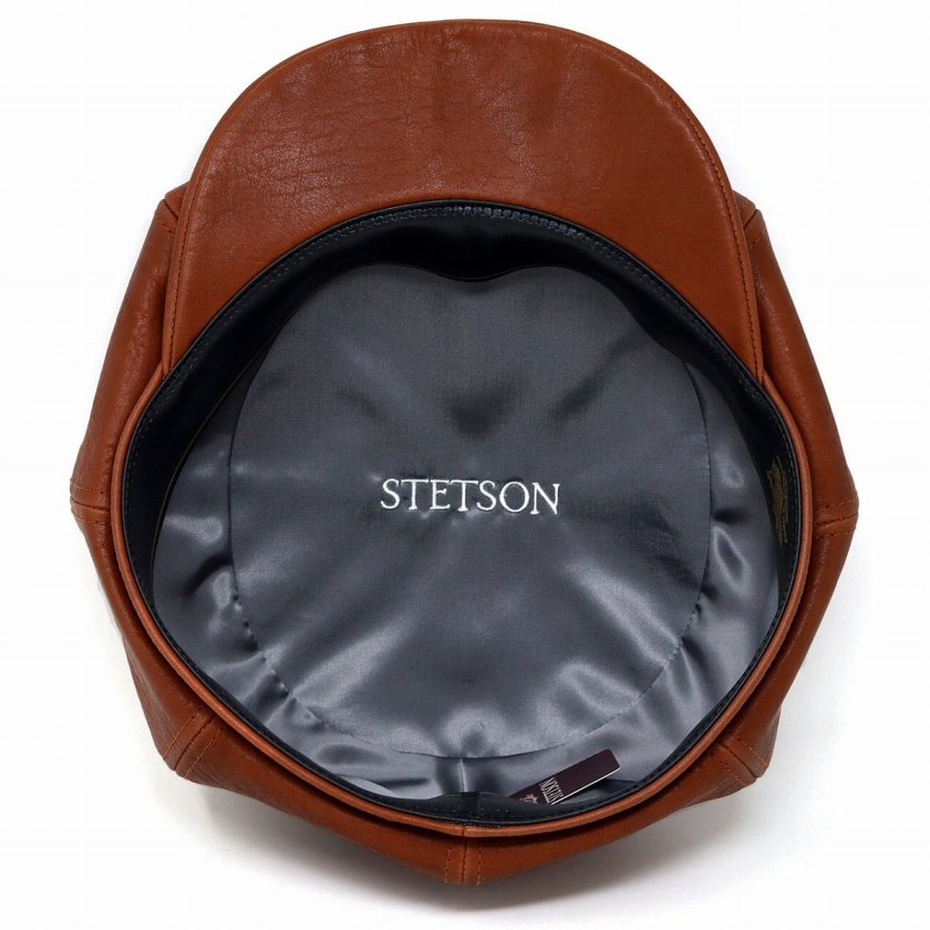 stetson レザー キャスケット 紳士帽 高級 ステットソン SHRINK