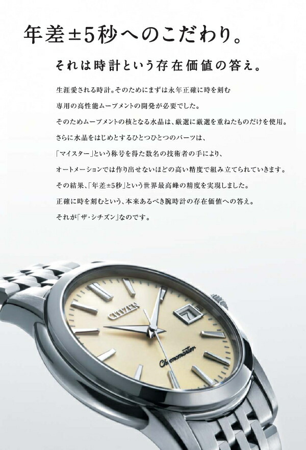 ザ・シチズン The CITIZEN AQ4100-14L 高精度エコドライブ 世界限定250 