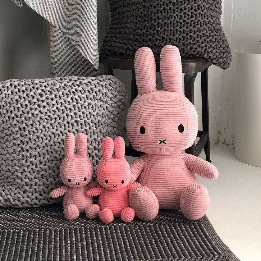 ぬいぐるみ ミッフィー コーデュロイ 50cm miffy うさぎ キャラクター 