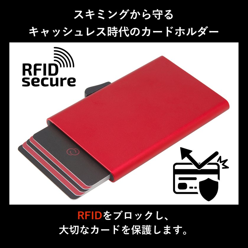 ゴルベ］ クレジットカードケース アルミニウムカードホルダー