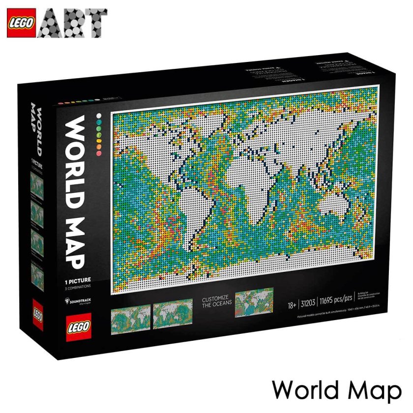 レゴ LEGO アート ワールドマップ 31203 【国内流通正規品】 おもちゃ 