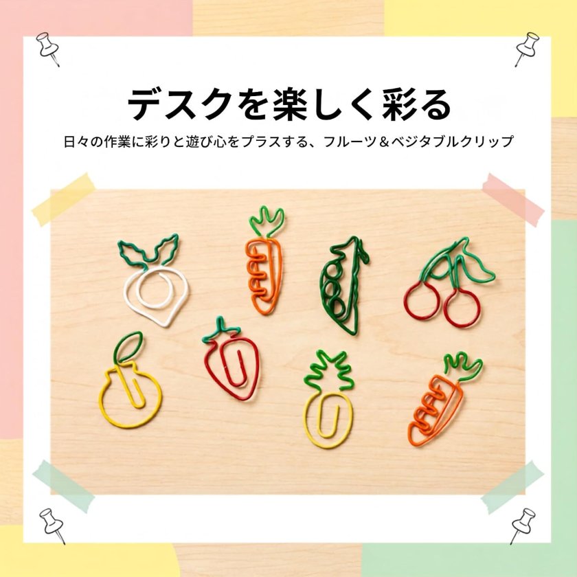 18枚セット ペーパークリップ クリップ メモ帳 整理 文房具 事務用品