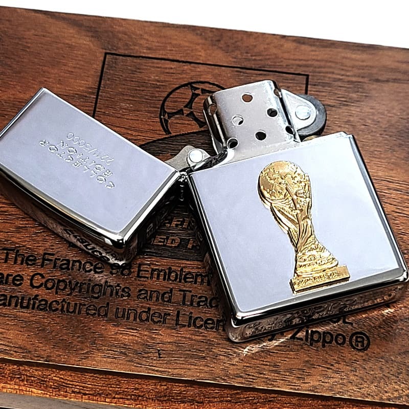 ZIPPO 一点物 FIFAワールドカップ98 限定 シリアルナンバーNo2211