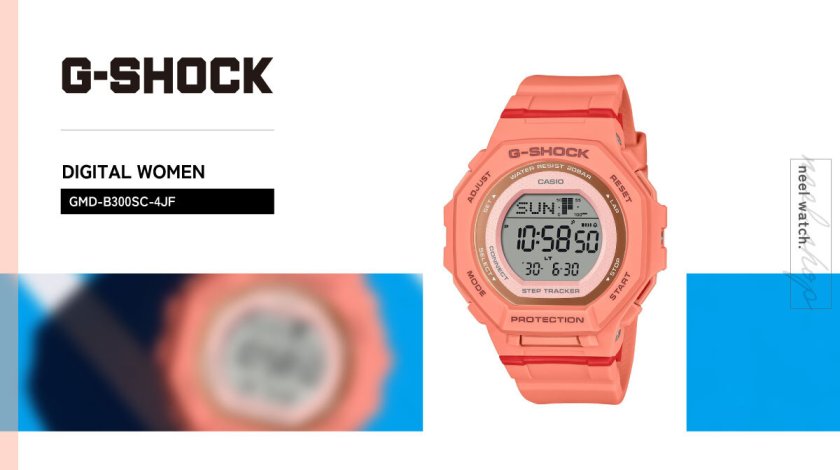 G-SHOCK カシオ Gショック CASIO デジタル 腕時計 GMD-B300SC-4JF 歩数