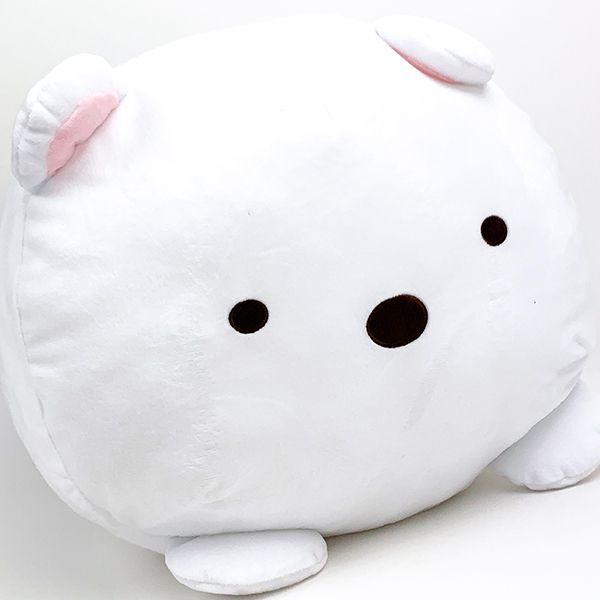 すみっコぐらし ロールクッション（しろくま）特大 ぬいぐるみ 抱き枕