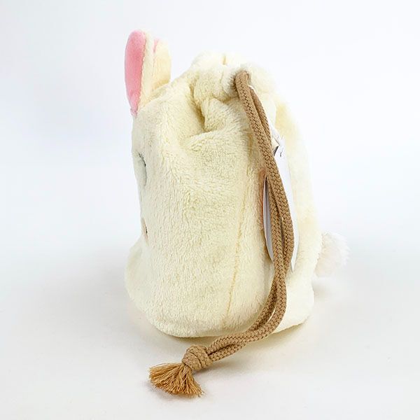 ちいかわ フェイス 巾着 ウサギ ポーチ 小物入れ ぬいぐるみ オフィス