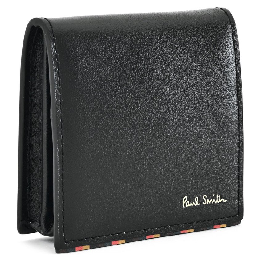 ポールスミス 財布 小銭入れ コインケース BOX型 黒(ブラック) Paul