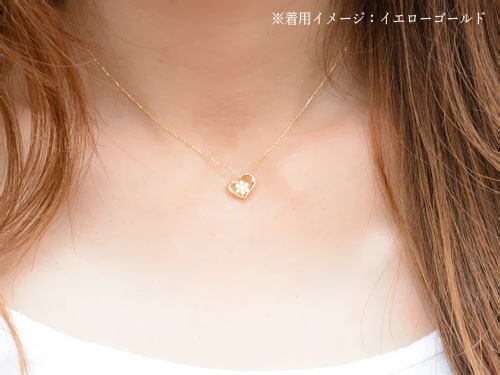 ダイヤモンド ネックレス 18金 k18 ハート ピンクゴールドk18 ハート 