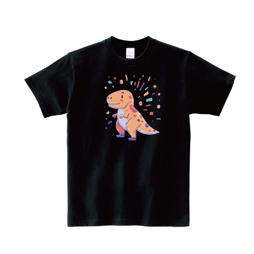 Tシャツ 半袖 】045 ティラノザウルス 恐竜 ダイナソー ティラノ