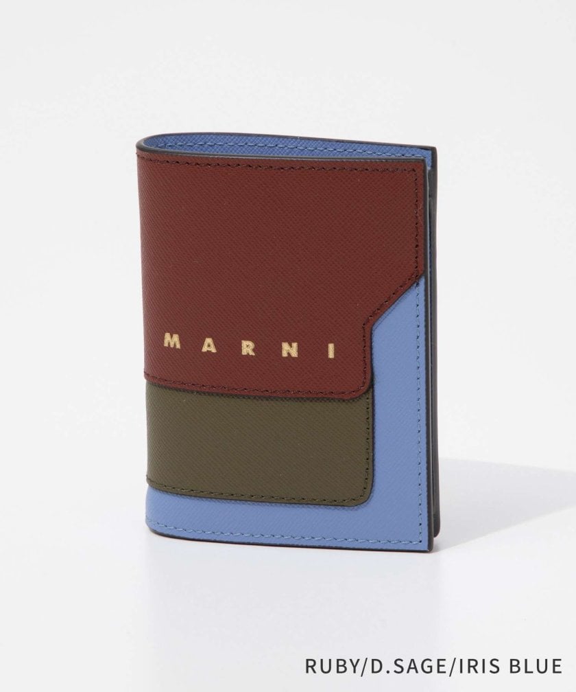 マルニ MARNI BIFOLD W/COIN PURSE サフィアーノレザー 二つ折り