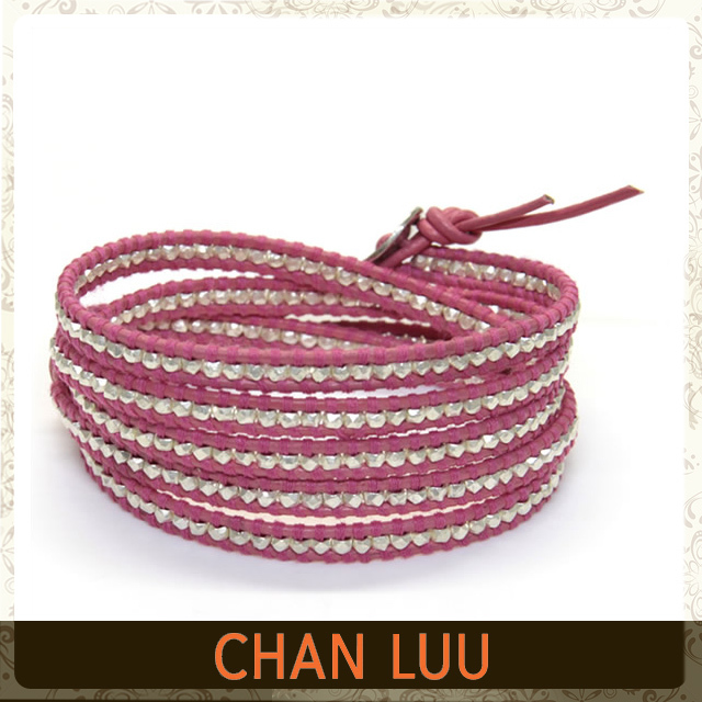 チャンルー 5ラップ ブレスレット 正規 CHAN LUU 5連ブレス シルバー 