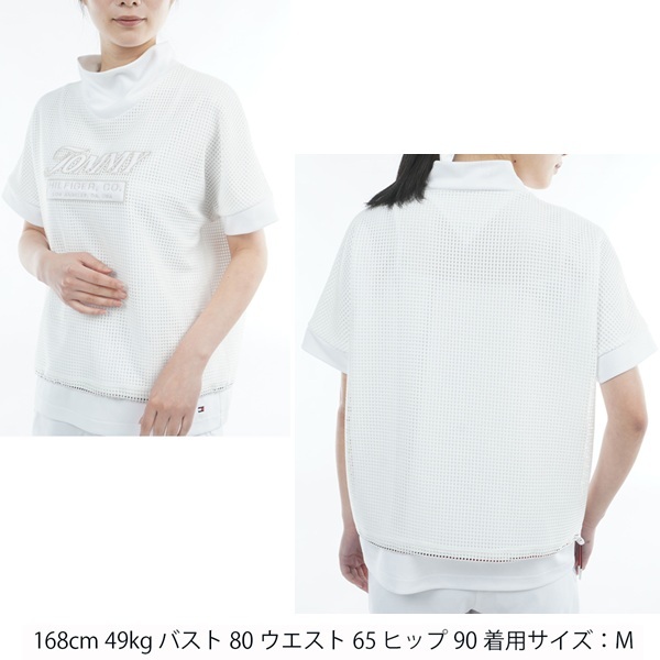 トミーヒルフィガー ゴルフ レディース メッシュレイヤード モック