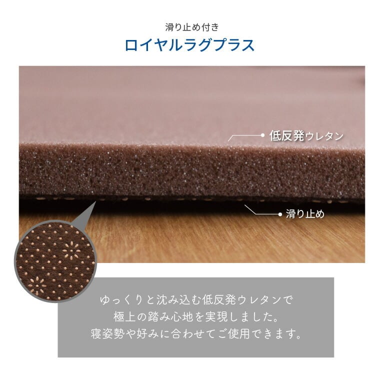 高品質  カーペット  洗えるラグ 滑り止め付 北欧 ラグマット3 洗える ラグ セット カーペット 約190×240cm 3畳 低反発 下敷きラグ 約